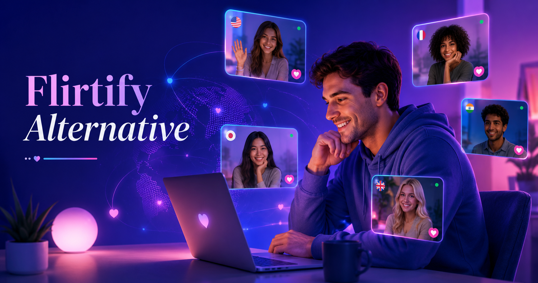 Flirtify alternative for meeting new people through random video chat